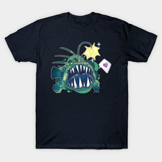 Deep Sea Fish T-Shirt by Yukipyro